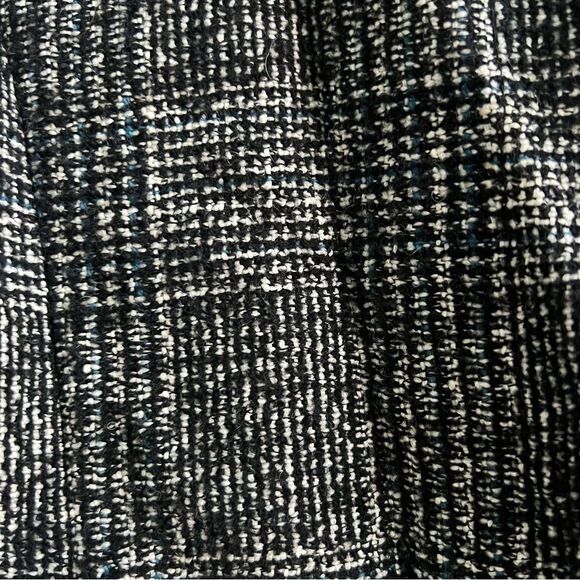 Ann Taylor Tweed Cropped Sleeve Wool Blend Plaid Blazer Women’s Small Chic - Picture 5 of 9